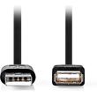 nedis ccgl60010bk20 usb 20 cable usb a male usb a female 200m black photo