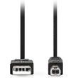 nedis ccgl60100bk30 usb 20 cable usb a male usb b male 10w 300m black photo