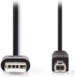 nedis ccgl60101bk20 usb 20 cable usb a male usb b male 200m black photo