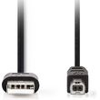 nedis ccgl60300bk20 usb 20 cable usb a male usb mini b 5pin male 200m black photo