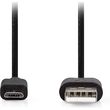nedis ccgl60500bk05 usb 20 cable usb a male usb micro b male 10w 050m black photo