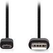 nedis ccgl60600bk10 usb 20 cable usb a male usb c male 15w 100m black photo