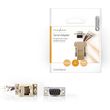 nedis ccgp52821iv d sub adapter d sub 9 pin male rj45 8p8c female ivory photo