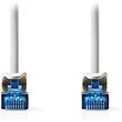 nedis ccgp85901bk03 cat6 cable rj45 female rj45 female u utp 30cm nylon black polybag photo