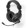 nedis chst210bk pc headset over ear stereo 1x 35mm 2x 35mm black photo