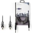 nedis coth23000gy50 unbalanced audio cable 635 mm male 635 mm male 50 m grey photo