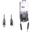 nedis coth23205gy30 stereo audio cable 635 mm male 35 mm male 30m grey photo