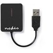 nedis crdru2300bk card reader multicard usb 20p photo