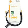 nedis csgl02010bk10 sma cable sma male sma female gold plated 50ohm 100m black photo