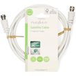 nedis csgl41000wt15 satellite antenna cable f male f male 150m white photo