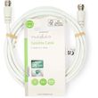 nedis csgl41000wt20 satellite antenna cable f male f male 200m white photo