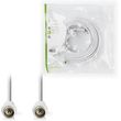 nedis csgp40200wt100 coax cable iec coax male iec coax male nickel plated 90db 75ohm 10m white photo