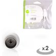 nedis csgp40923wt ieccoax connector female 2 pieces whitep photo