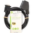 nedis cvgl31550bk20 scart cable scart male vga female 200m black photo
