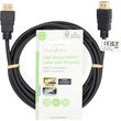 nedis cvgl34060bk20 high speed hdmi cable with ethernet 4k60hz arc 200m black photo