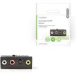 nedis cvgp31902bk switchable scart adapter scart male s video female 3x rca female blackp photo