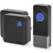 nedis doorb310bk2 wireless doorbell set with 2 receivers and 58 melodies blackp photo nedis doorb310bk2 wireless doorbell set with 2 receivers and 58 melodies blackp photo