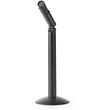 nedis micsj100bk wired microphone stand adjustable angle 35 mm photo
