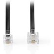 nedis tcgl90201b50 telecom extension cable rj11 male rj45 male 500m blackpn photo