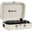 denver vpl 130 suitcase turntable white photo