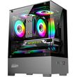 armaggeddon rgb m atx dual chamber gaming case aqu photo