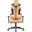 armaggeddon vegan leather ergonomic back gaming chair exo iii honey bourbon exo iii hb photo