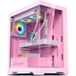 armaggeddon full atx transparent fish tank gaming case aquaron pro pink aquaron pro p photo