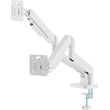 gembird desk mounted adjustable double monitor arm 17 32 white ma da2 06 w photo