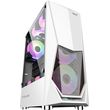 armaggeddon atx matx pc casing with 3xargb fans white tritron1 w photo