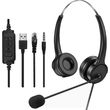 lamtech on ear headset with anc mic and 3 connectors lam114352 photo