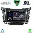 digital iq msf 327 cpa 7 deck multimedia for hyundai i30 mod 2012 2017 with orig navi photo