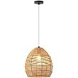 eurolamp fotistiko kremasto bamboo 1xe27 max 15w 300x300x300mm kafe arte illumina aithra photo