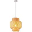 eurolamp fotistiko kremasto bamboo 1xe27 max 15w 310x310x350mm arte illumina avra photo