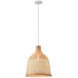 eurolamp fotistiko kremasto bamboo 1xe27 max15w 400x400x270mm arte illumina earthy photo