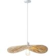 eurolamp fotistiko kremasto bamboo 1xe27 max 15w 550x550x120mm arte illumina oasis photo