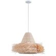 eurolamp fotistiko kremasto bamboo 1xe27 max15w 560x560x330mm arte illumina sisal photo