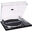 lenco lbt 215bk turntable with bt and metal platter tonearm counterweight exclusive piano black photo