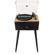 lenco ls 570ok turntable with built in speakers and bluetooth turntable on leds oakwoo photo