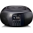 lenco scd 6000bk portable internet radio with dab fm bt cd player large lcd colour display black photo