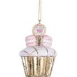 eurolamp stolidi polyrezin cup cake xryso me roz 45x7cm 600 46255 photo
