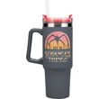 paladone stranger things 5 900ml insulated cup and straw photo