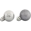 eurolamp mpala plastiki gkri set 27tmx 9 perle18 glitter 3cm 600 42639 photo