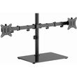 gembird dual monitor desk stand rotate tilt swivel 17 32 max vesa 100x100 ms d2st 01 photo