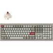 keychron v6 max retro v6m r3 qmk via bt 24 wired custom mechanical keyboard brown switch 100 photo