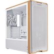 lian li lancool 217 white wood accent atx pc case 5 fans 2 x 170mm 1 x 140mm 2 x 120mm pwm photo