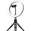 streamplify light 10 streaming ring light black 26cm tripod selfie stick photo