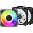 arctic p12 pro a rgb 3 pack black reverse pwm 120mm case fan value pack max 3000 rpm photo