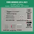 diq ambient ford mondeo iv mod 2013 2021 diq ambient light ford mondeo mod 2013 2021 with 22 lights photo