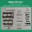 diq ambient honda civic xi mod 2021 diq ambient light for honda civic mod 2021 with 18 lights photo