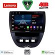 diq lve 8707 cpaa 10inc multimedia tablet for citroen c1 peugeot 107 toyota aygo mod 2005 2014 photo